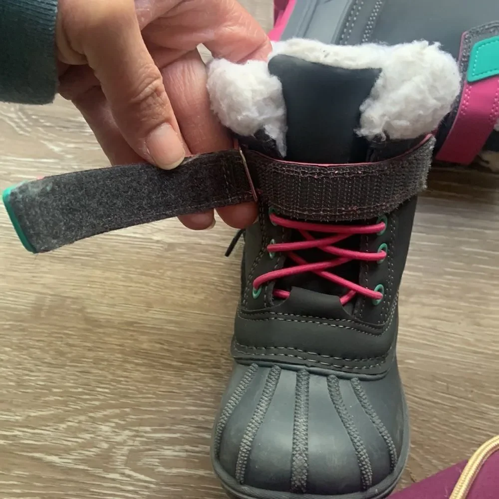 Cat & Jack Thermolite ecomade Target size 7 winter boots preloved ❤️